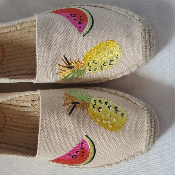 J Crew new sz 6 - 6.5 N beige cream espadrilles flats - Picture 8 of 9